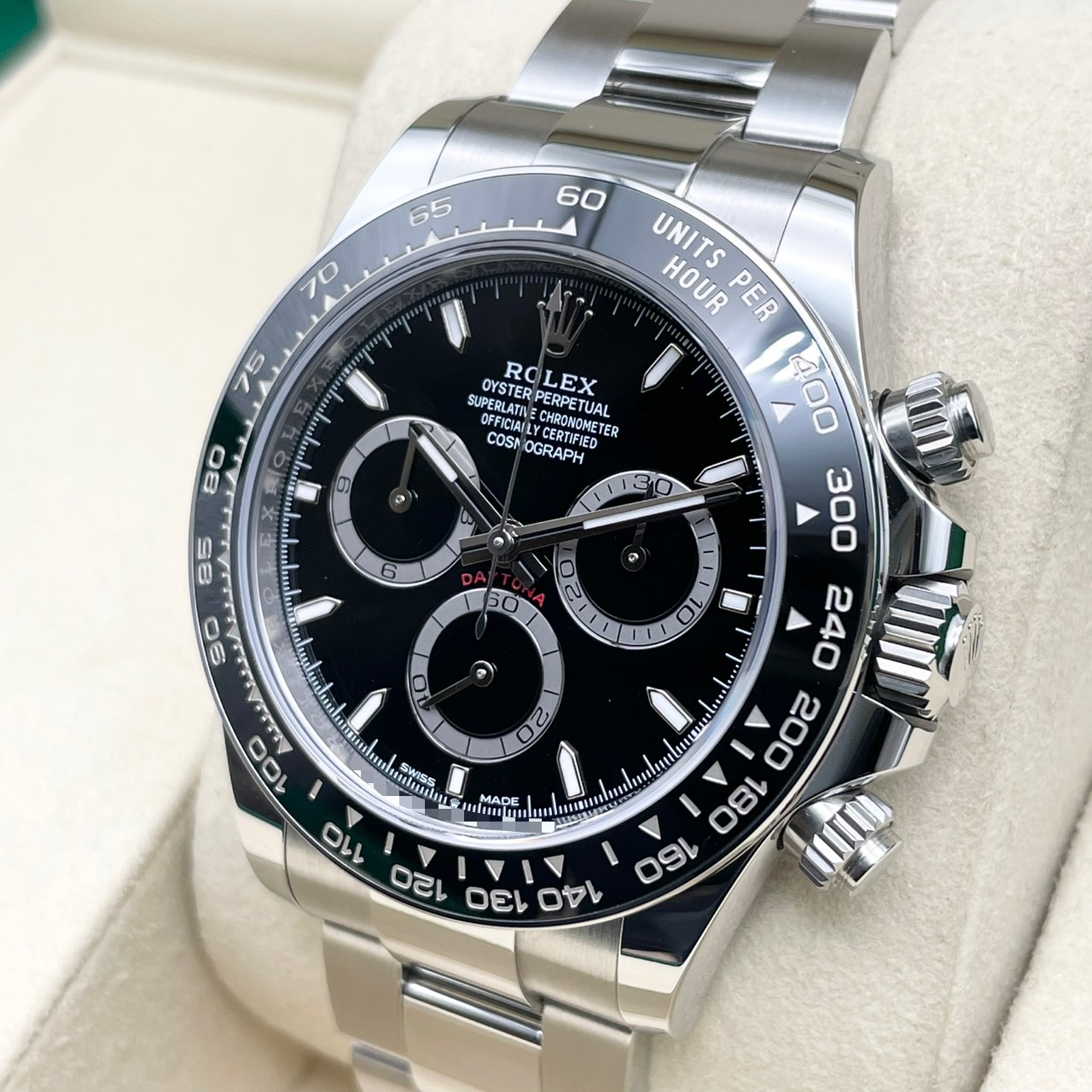 【保証書日付2026年1月】ロレックス デイトナ 126500LN ブラック ステンレススチール オイスターブレス 40mm