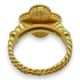 ヴァンクリーフ＆アーペル ヴィンテージ アルハンブラ リング マザーオブパール ダイヤモンド 18K イエローゴールド 12号