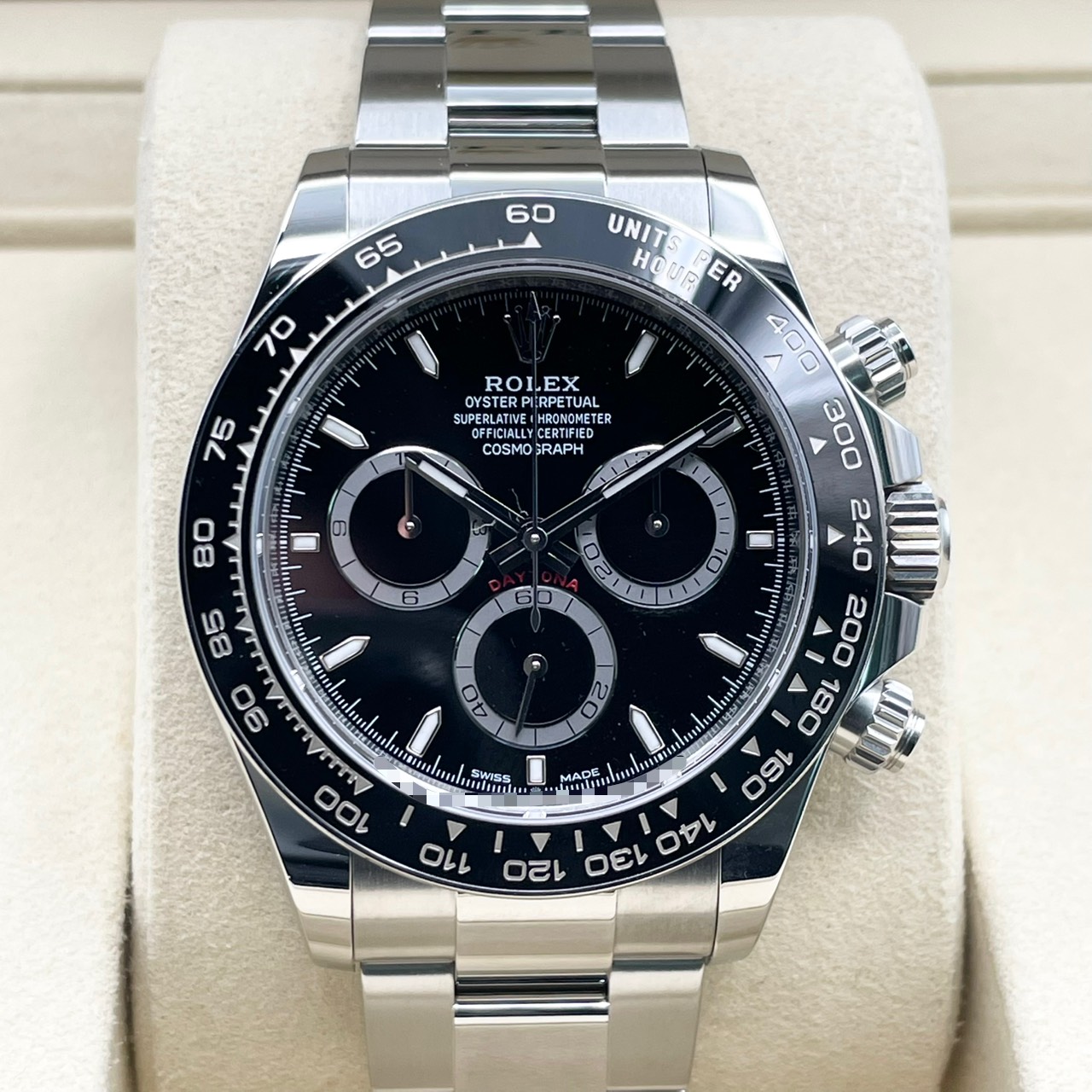 ロレックス デイトナ 126500LN ブラック ステンレススチール 40mm