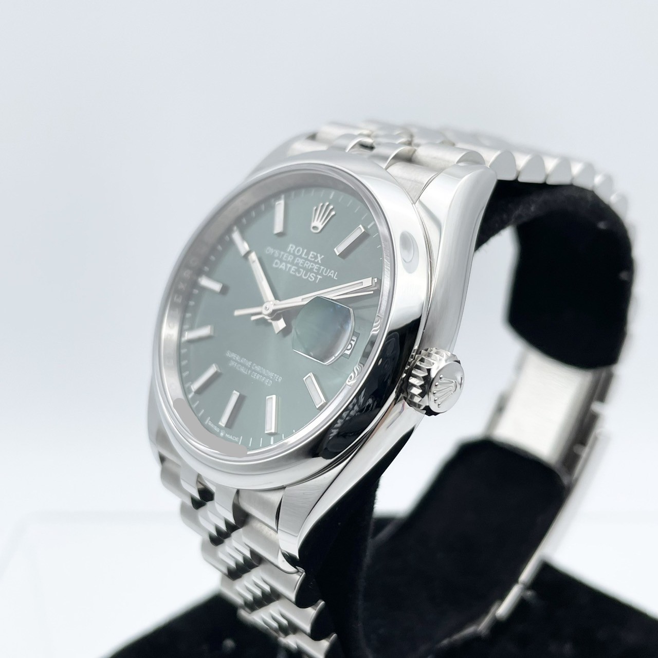 ロレックス デイトジャスト 126200  ミントグリーン ジュビリーブレス 36mm
