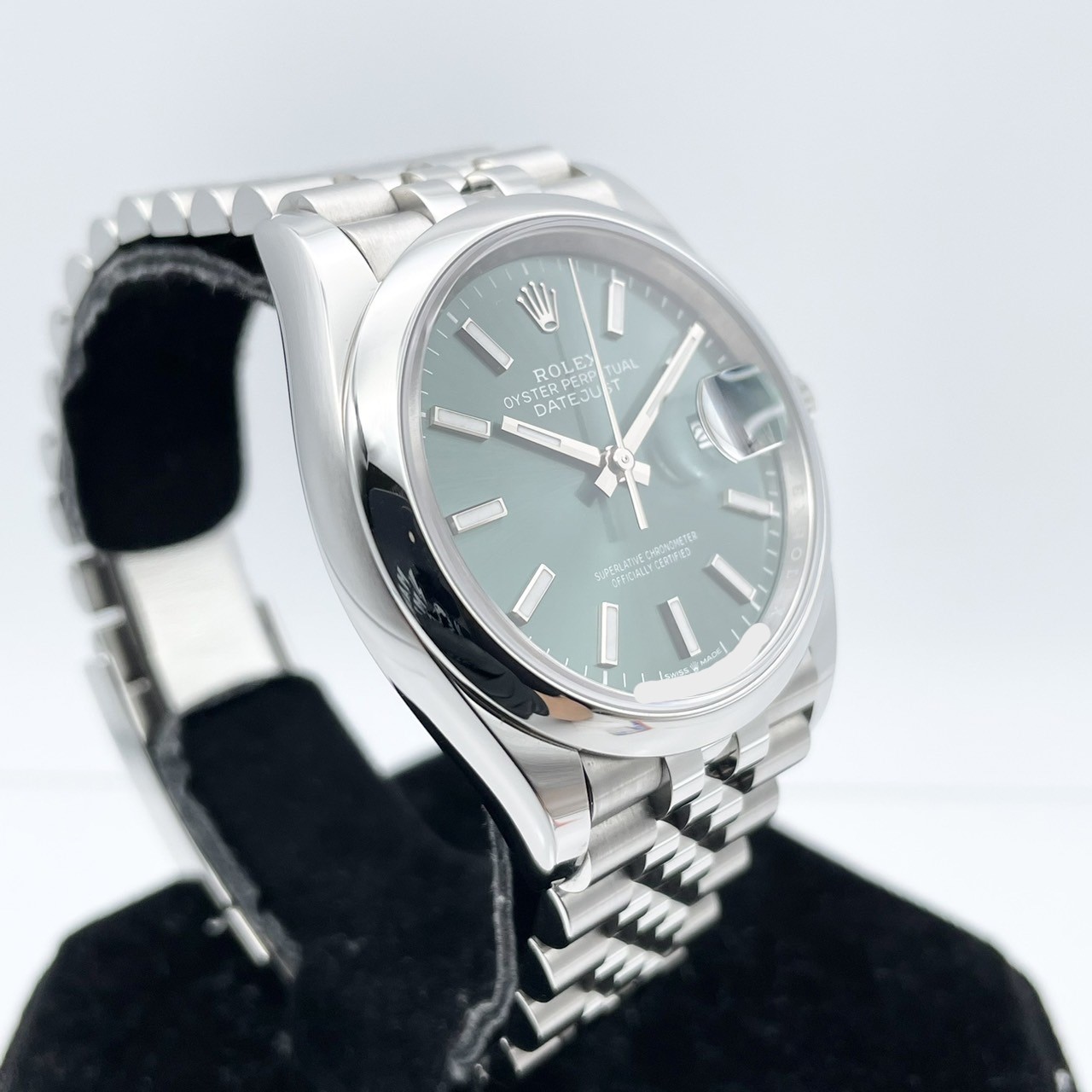 ロレックス デイトジャスト 126200  ミントグリーン ジュビリーブレス 36mm