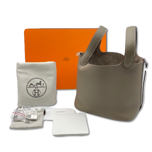 【新品】【K刻印2025製造】エルメス ピコタンロックMM エトゥープ 新品】【K刻印2025製造】エルメス ピコタンロックMM エトゥープ