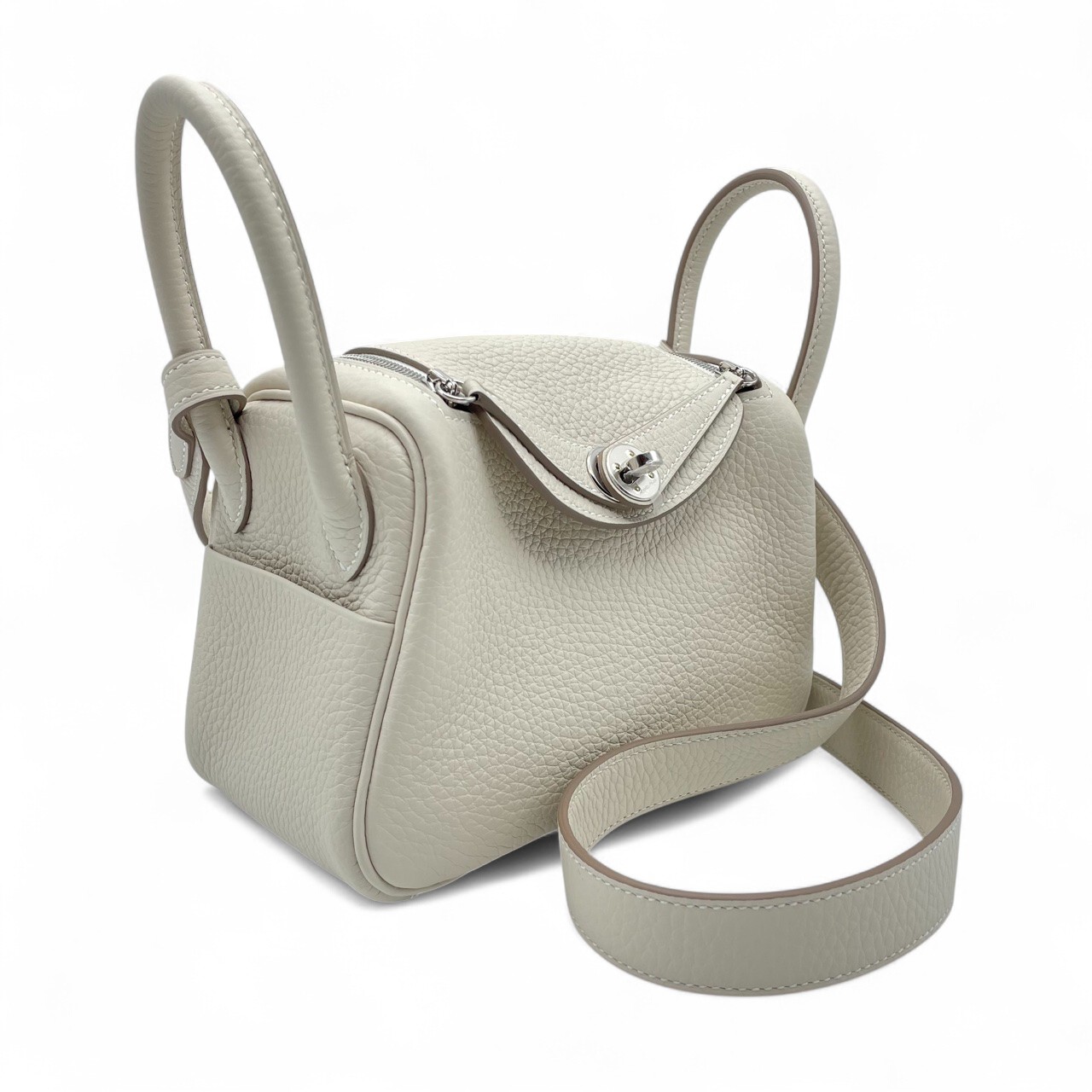 エルメス リンディミニ 20 クレ トリヨンクレマンス シルバー金具 K