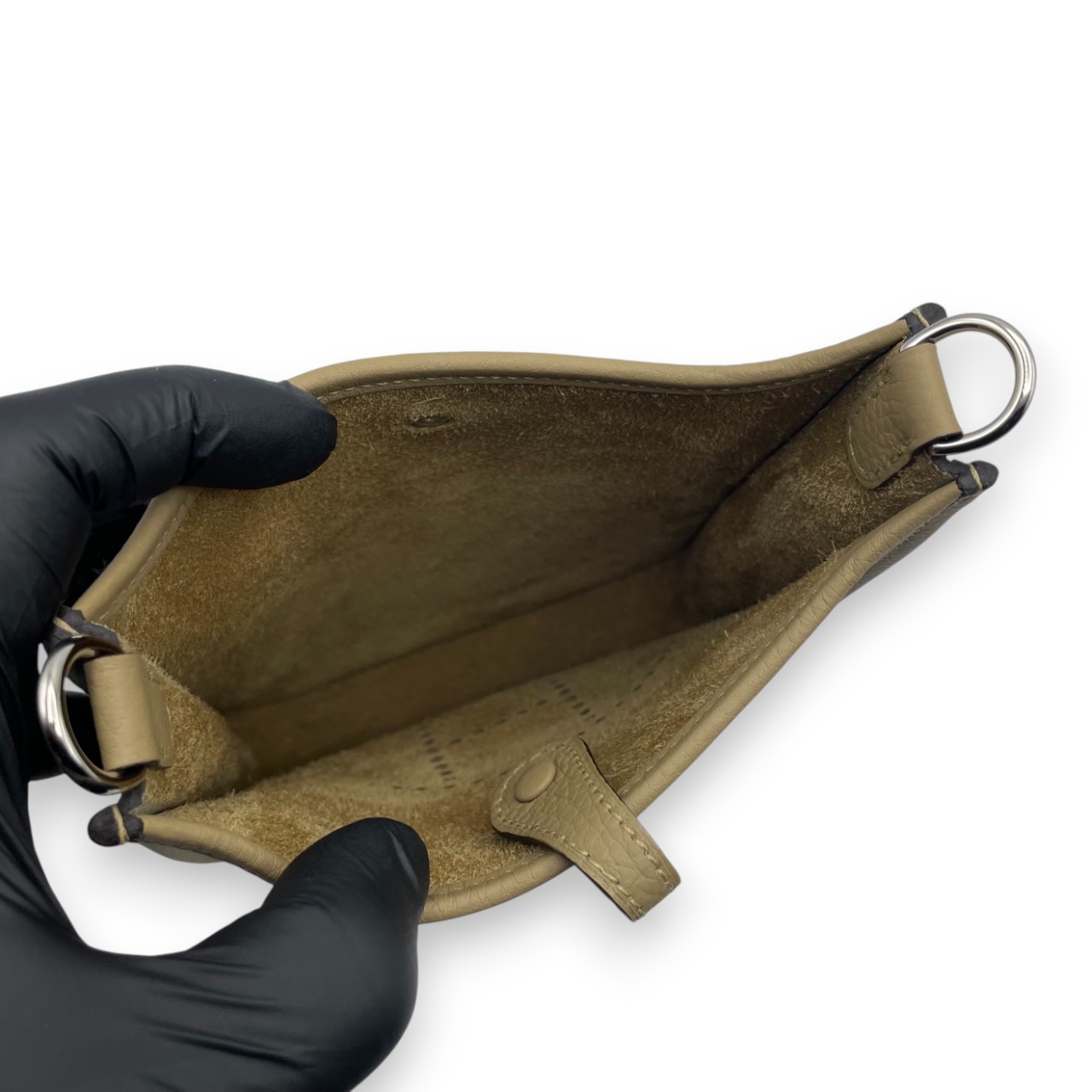 エルメス ミニエヴリン アマゾーヌ TPM プシエール トリヨンクレマンス シルバー金具 K刻印