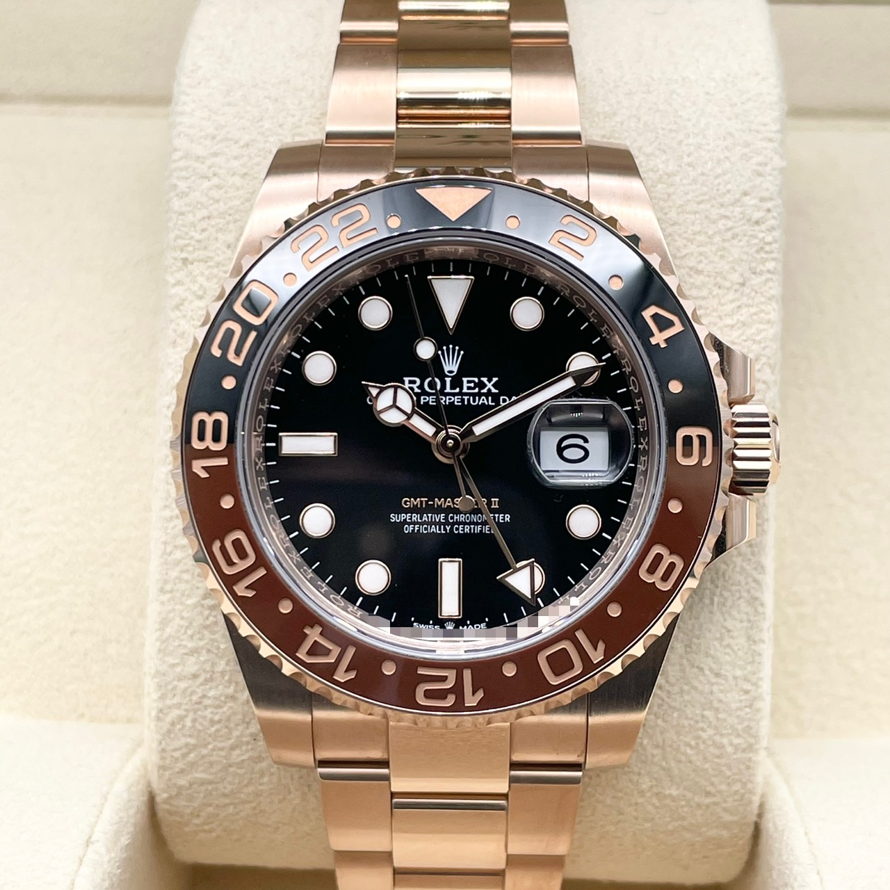 ロレックス GMTマスターII 126715CHNR エバーローズゴールド ブラック 40mm