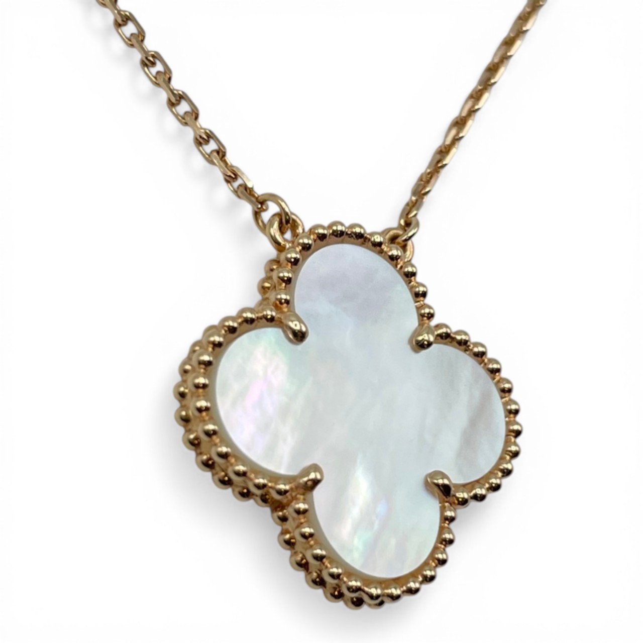 ヴァンクリーフ＆アーペル マジック アルハンブラ ペンダント VCARO41300 マザーオブパール 18K ローズゴールド