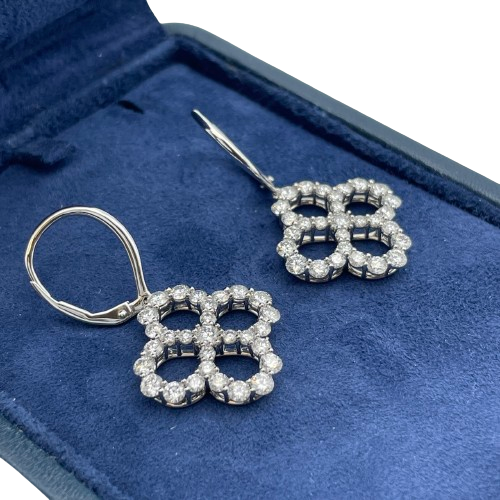 【定価以下】ハリーウィンストン ループ・バイ・ハリー・ウィンストン ループ・オープンモチーフ・ワイヤーイヤリング EADPRDMEL4O プラチナ