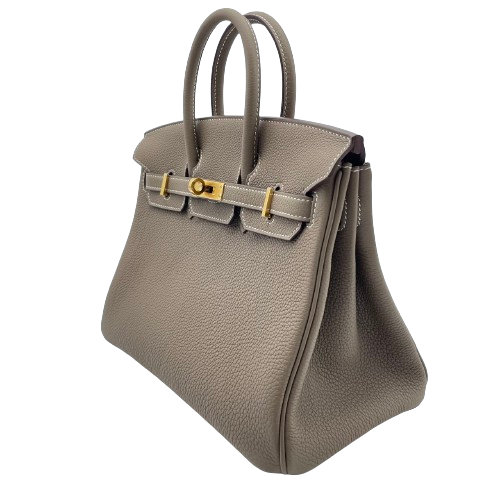 【現金特価】エルメス バーキン 25 エトゥープ トゴ ゴールド金具 B刻印