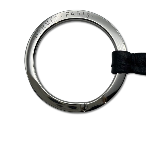 エルメス カルメンチャーム ノワール シルバー金具 W刻印