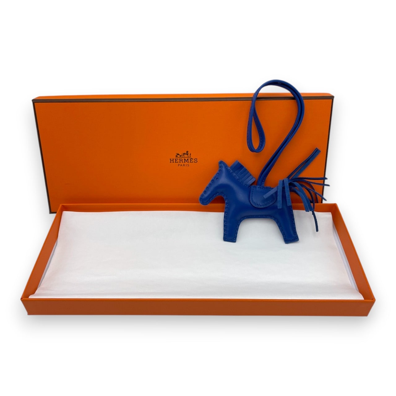 エルメス ロデオチャーム PM ブルーフランス Z刻印 - ブランド品専門店