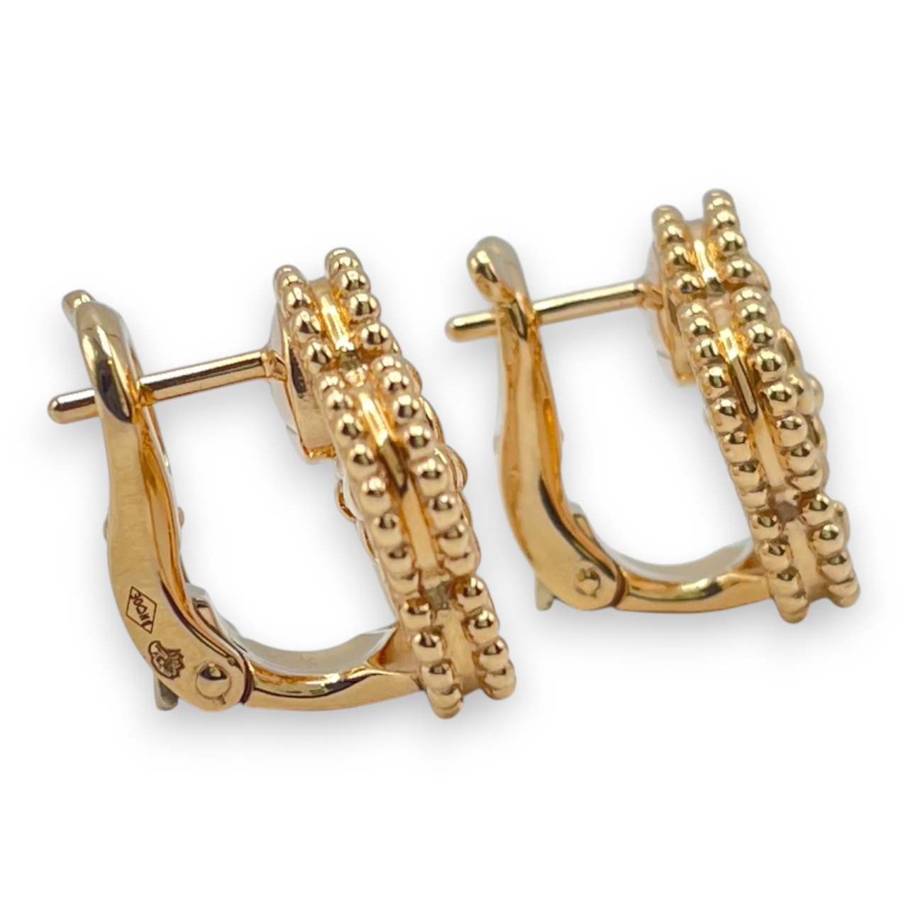 ヴァンクリーフ＆アーペル ラッキー スプリング イヤリング プラム