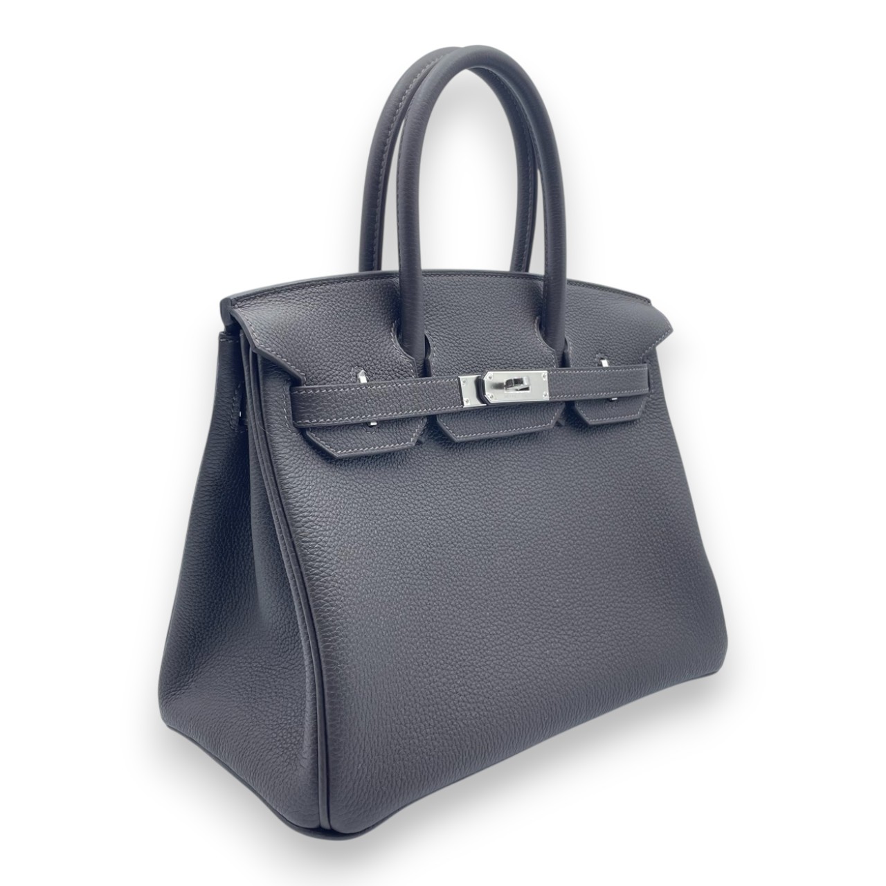 エルメス バーキン 30 べブラン トゴ シルバー金具 K刻印