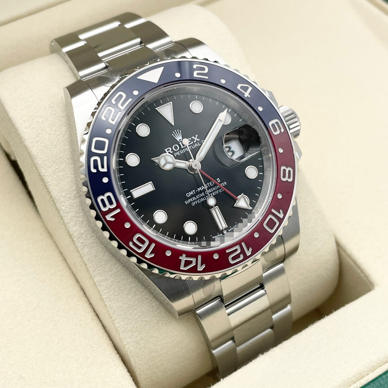 ロレックス GMTマスターII 126710BLRO  オイスターブレスレット ブラック 40mm