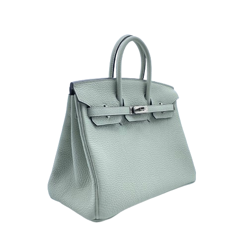 エルメス バーキン 25 グリネヴェ トゴ シルバー金具 B刻印