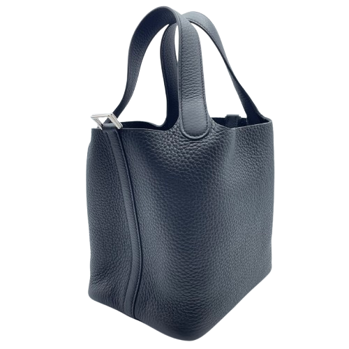 エルメス ピコタンロック PM ノワール トリヨンクレマンス シルバー金具 W刻印