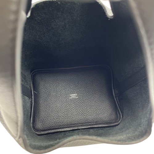 エルメス ピコタンロック PM ノワール トリヨンクレマンス シルバー金具 W刻印