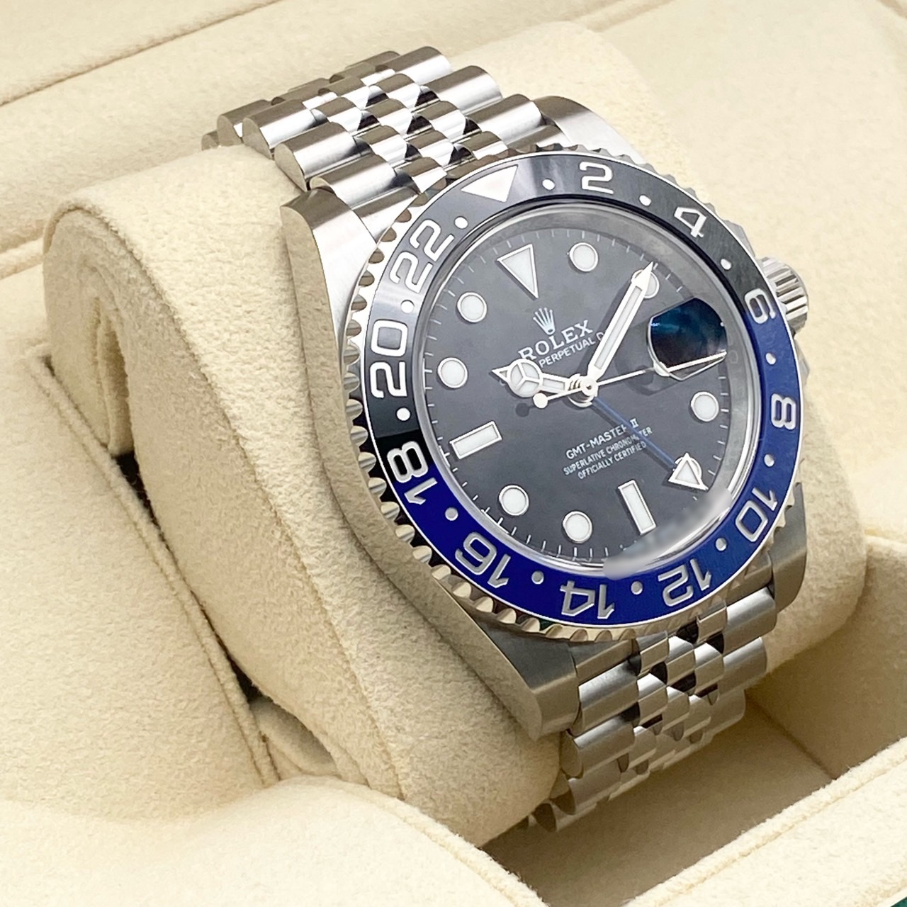 ロレックス GMTマスターII 126710BLNR ブラック ステンレスチール ジュビリーブレスレット 40mm