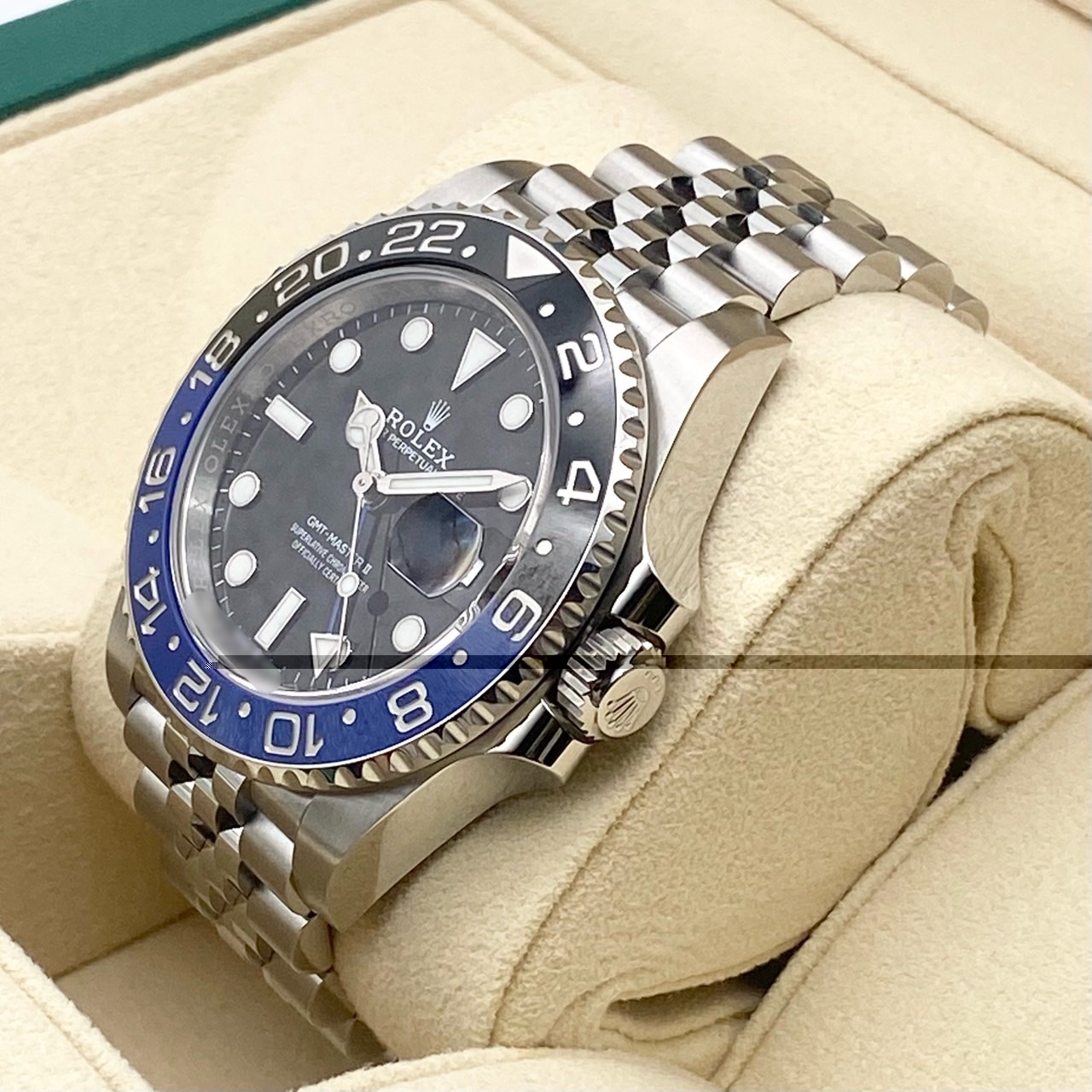 ロレックス GMTマスターII 126710BLNR ブラック ステンレスチール ジュビリーブレスレット 40mm