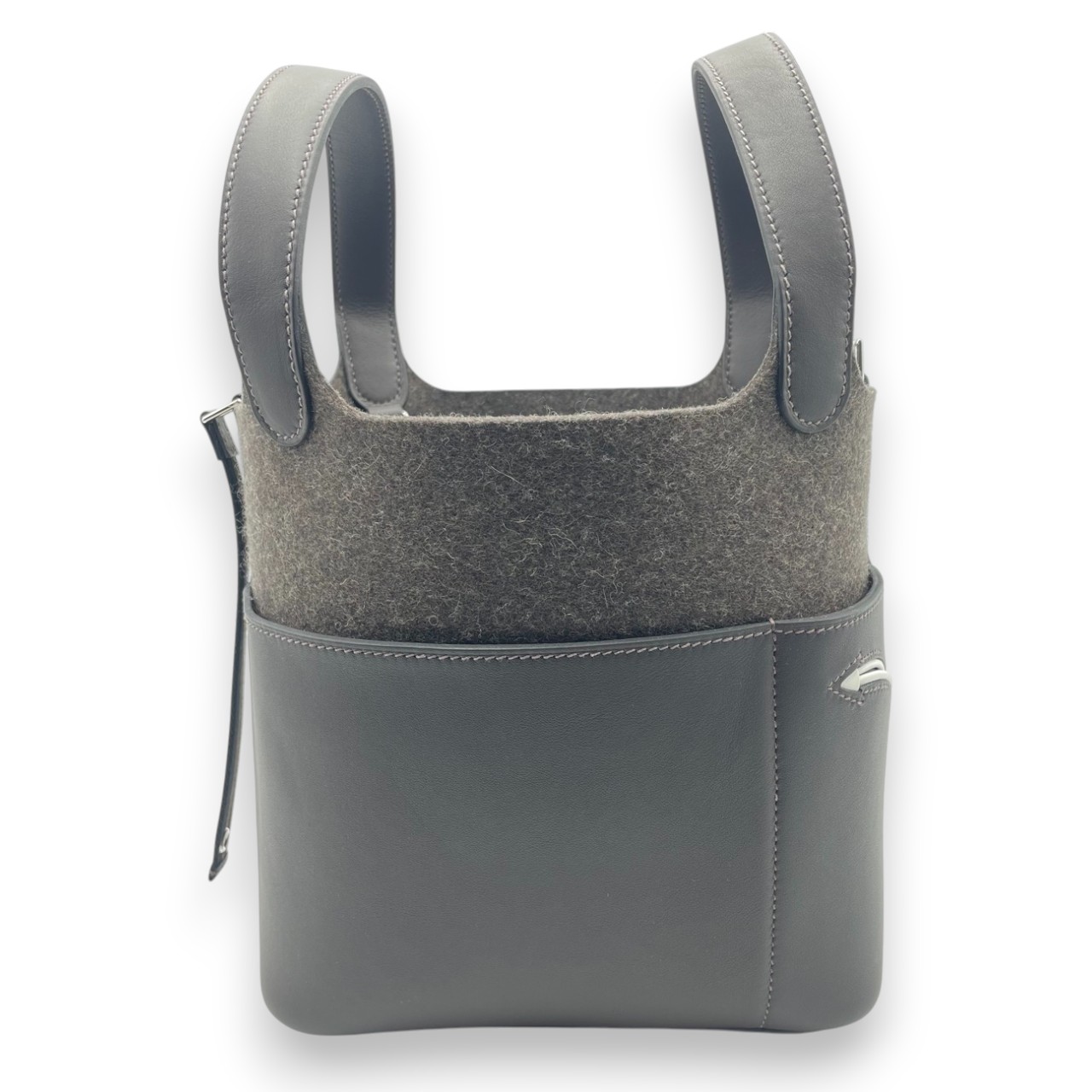 エルメス ピコタンロック ゴーチーム PM エベンヌ スイフト/フェルト シルバー金具 W刻印