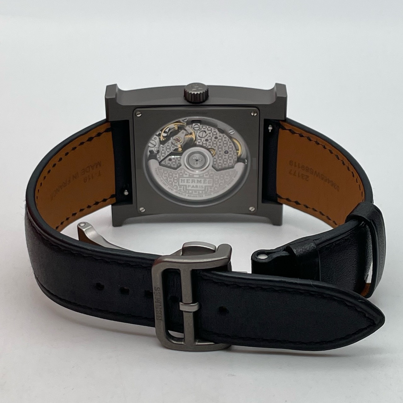 エルメス Hウォッチ HH5.841 チタン グレー 30mm