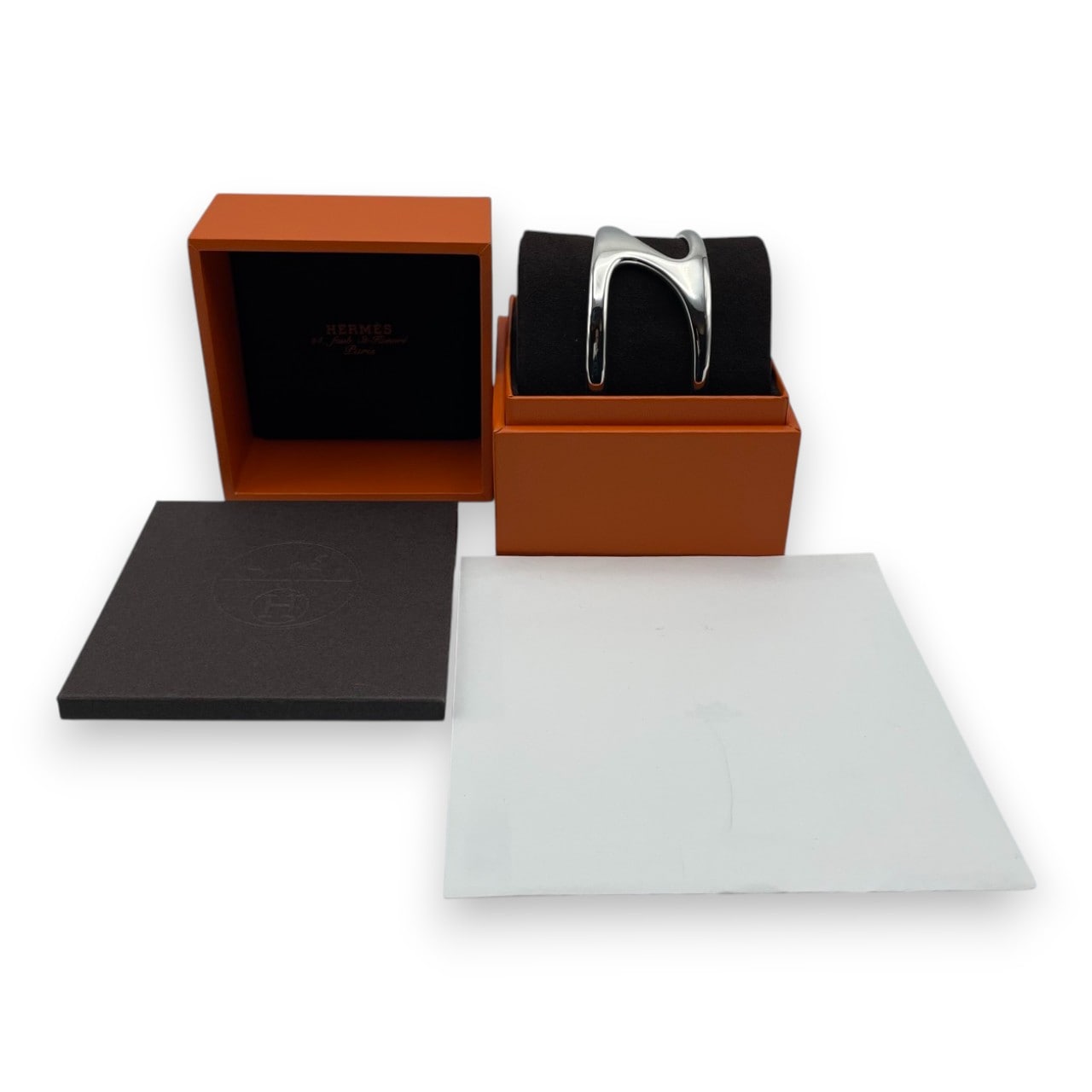 エルメス シェーヌ・ダンクル パンク バングル 16 シルバー925