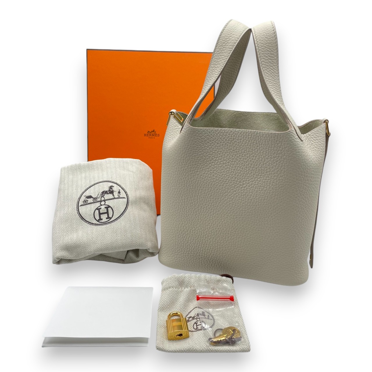 エルメス ピコタンロック PM クレ トリヨンクレマンス ゴールド金具 U刻印