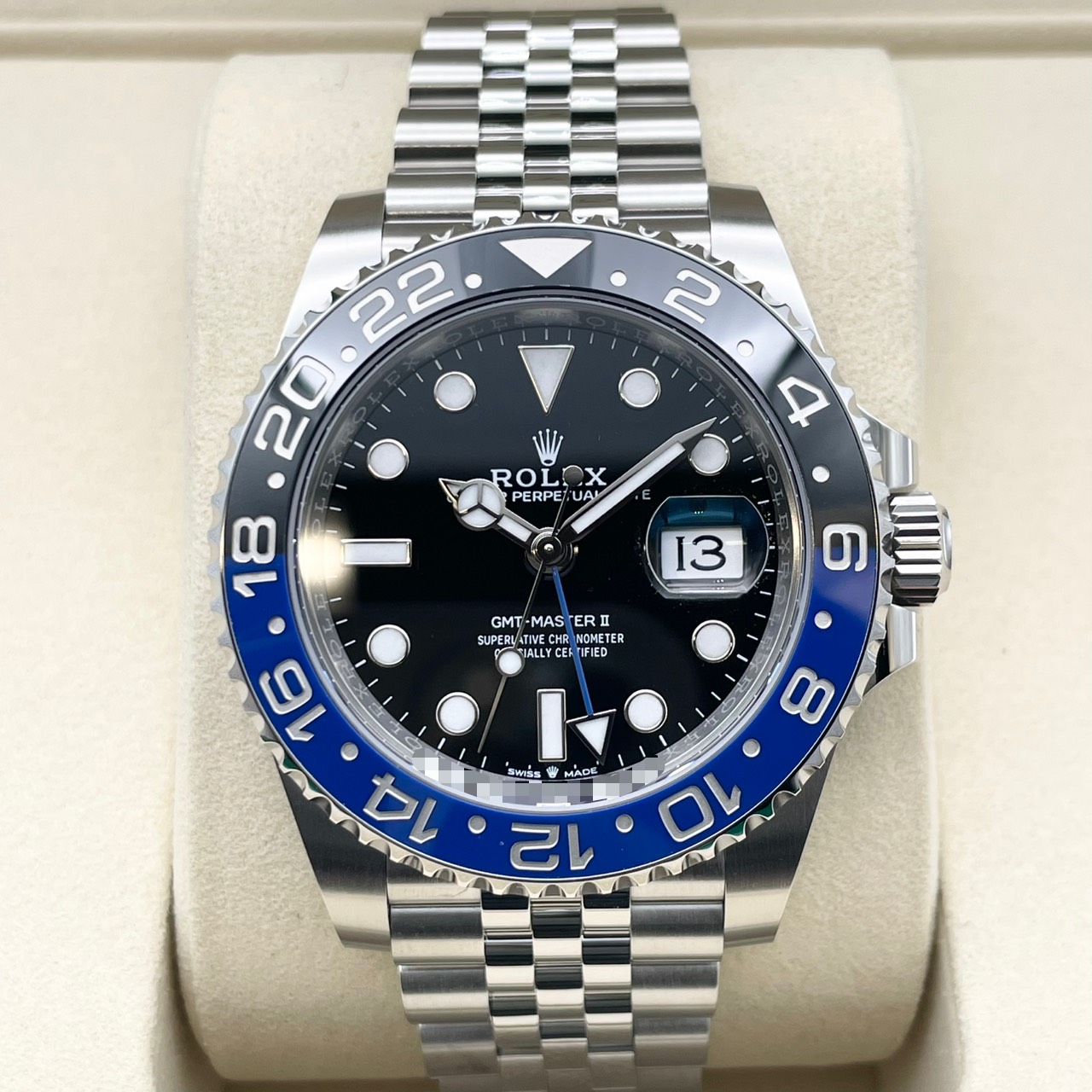 【保証書日付2026年2月】ロレックス GMTマスターII 126710BLNR バットマン ジュビリーブレス ブラック 40mm