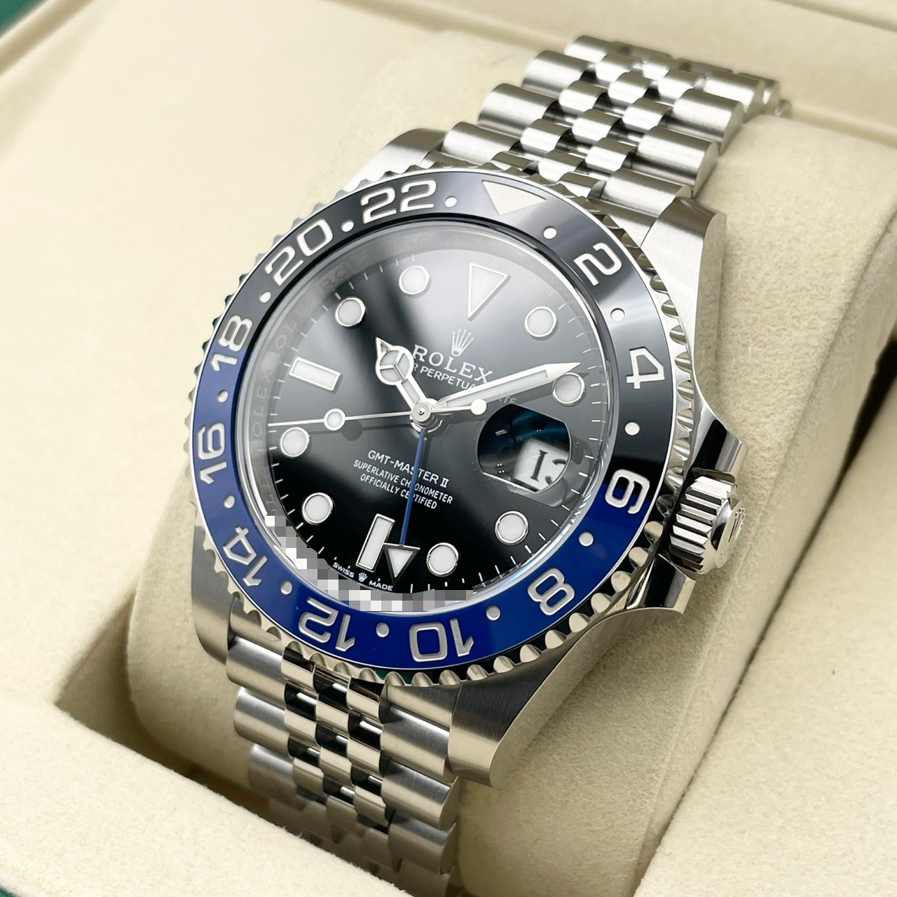 【保証書日付2026年2月】ロレックス GMTマスターII 126710BLNR バットマン ジュビリーブレス ブラック 40mm