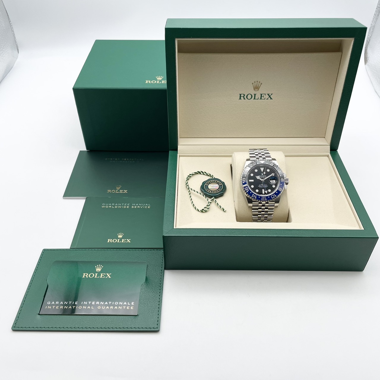 【保証書日付2026年2月】ロレックス GMTマスターII 126710BLNR バットマン ジュビリーブレス ブラック 40mm