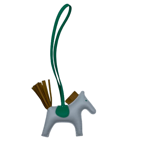 エルメス ロデオチャーム PM ブループリュム/ミント/セサミ U刻印