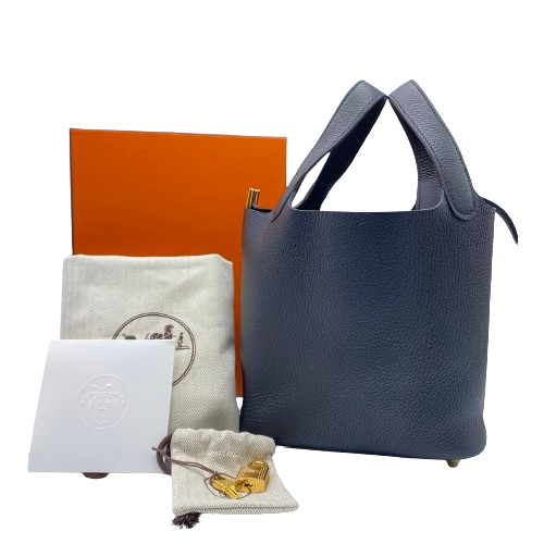 エルメス ピコタンロック PM ノワール トリヨンクレマンス ゴールド金具 B刻印