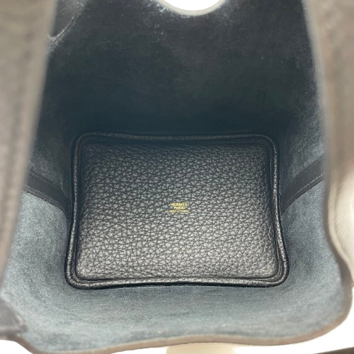 エルメス ピコタンロック PM ノワール トリヨンクレマンス ゴールド金具 W刻印