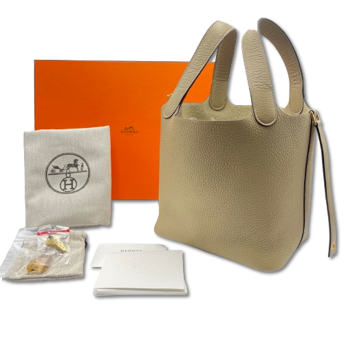 HERMES ピコタンロックPM トレンチ ×ゴールド金具 K(2025年)刻印 HERMES ピコタンロックPM トレンチ ×ゴールド金具 K(2025年)刻印