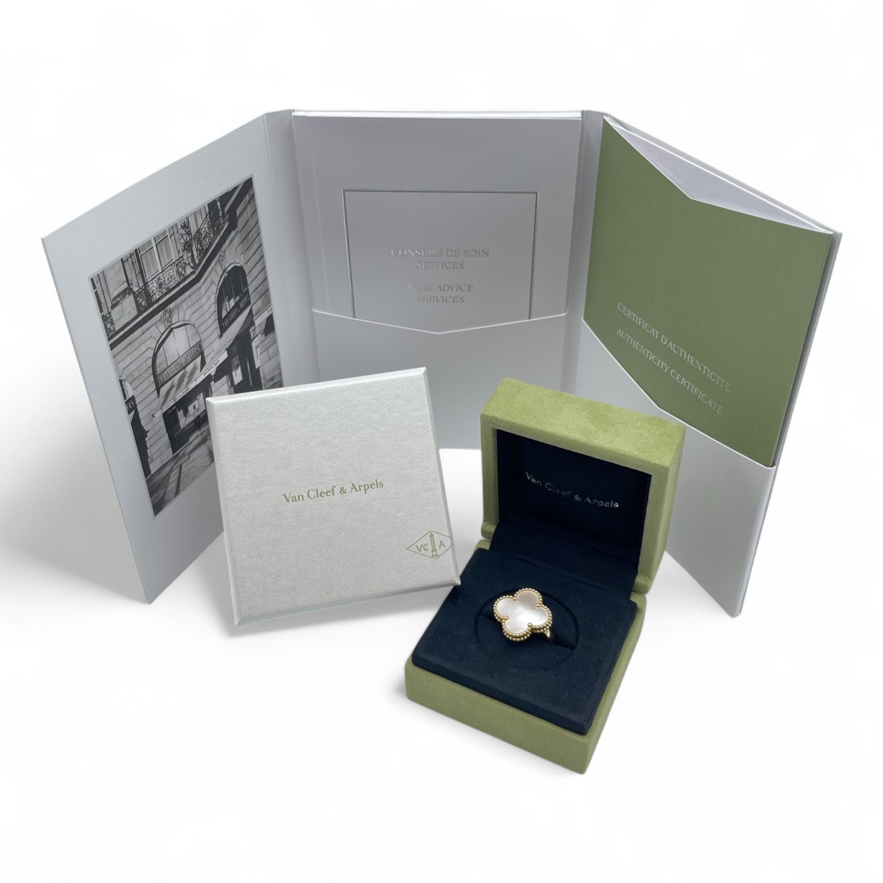 ヴァンクリーフ＆アーペル マジック アルハンブラ リング VCARF78955