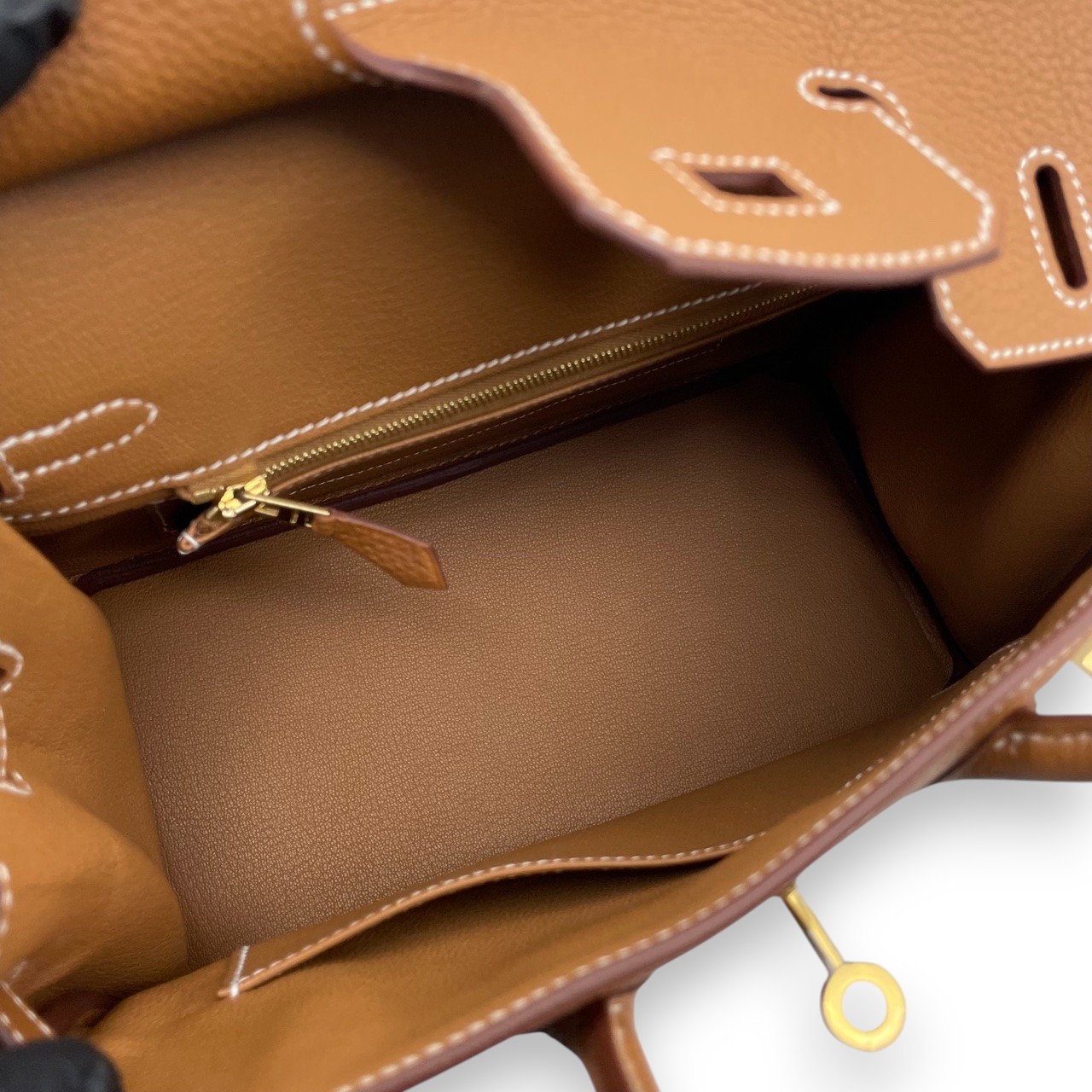 エルメス バーキン 25 ゴールド トゴ ゴールド金具 B刻印