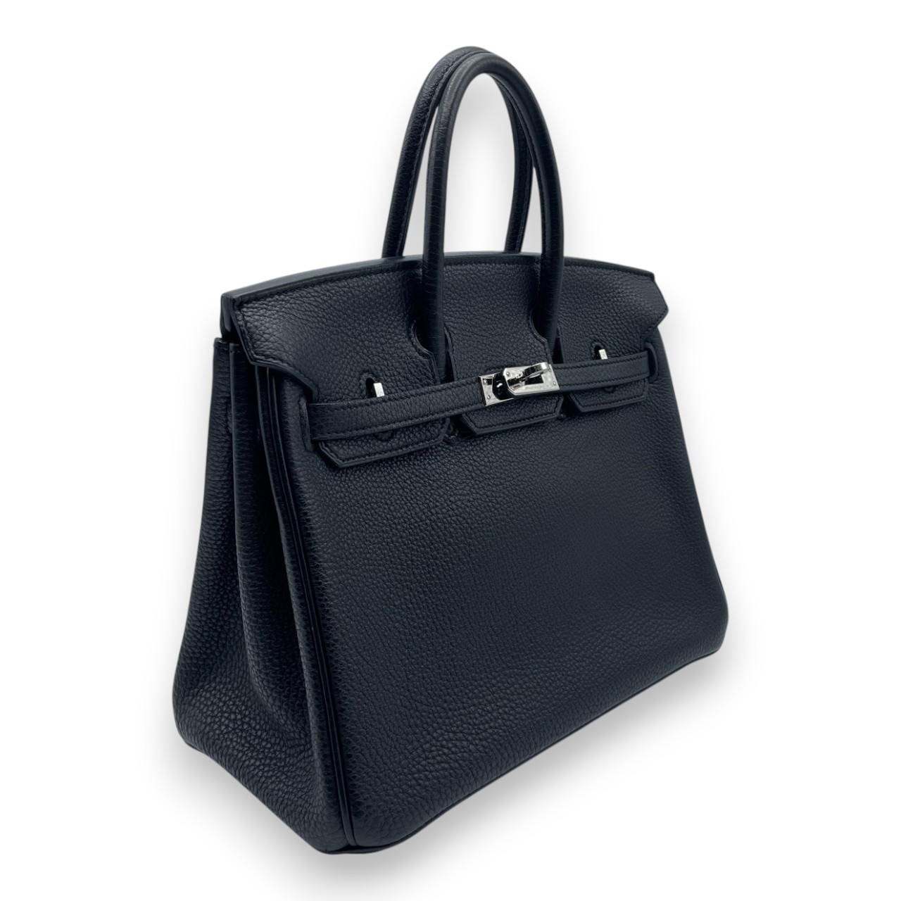 エルメス バーキン 25 ノワール トゴ シルバー金具 □O刻印