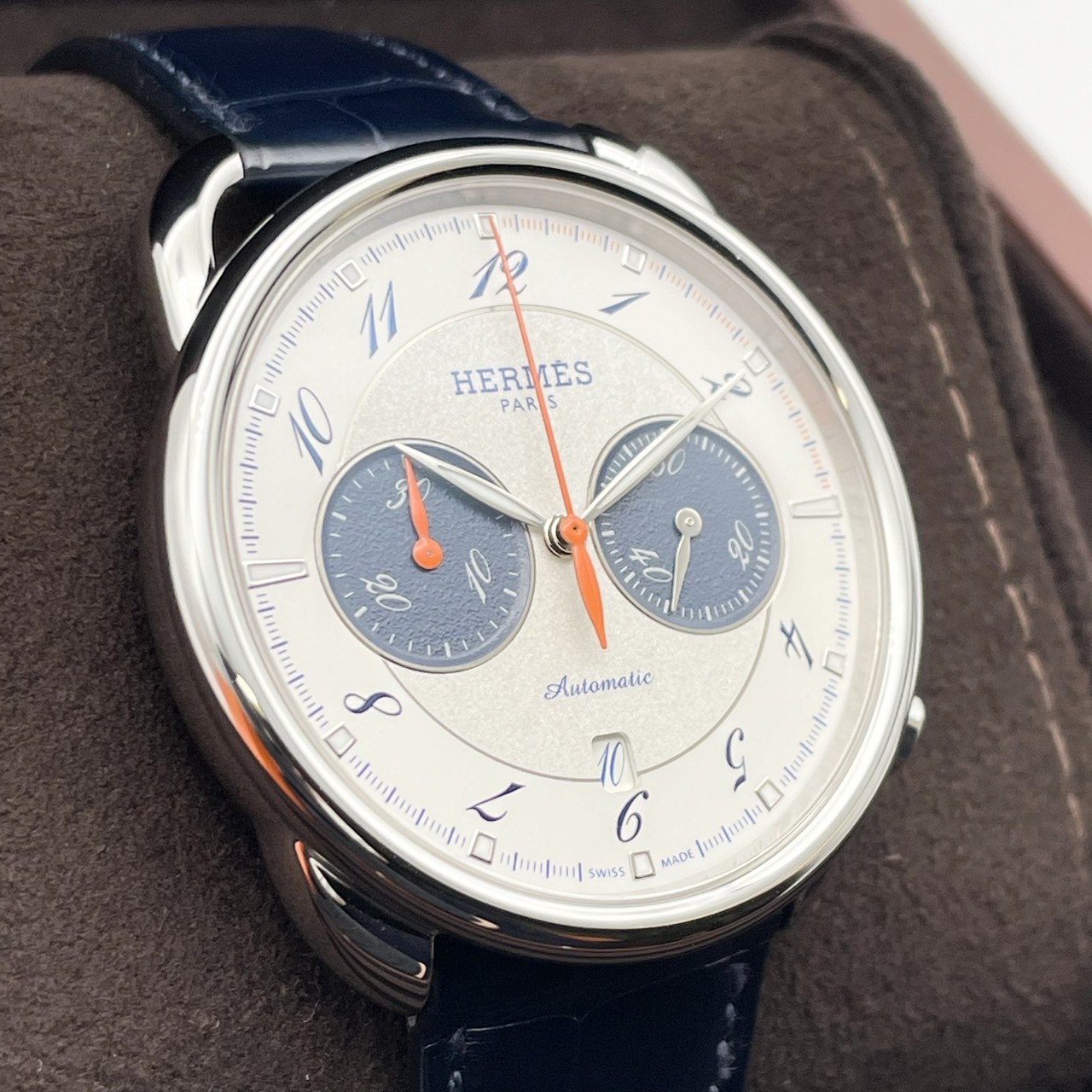 エルメス　アルソー クロノグラフ AR15.910.220 ステンレススチール 42mm