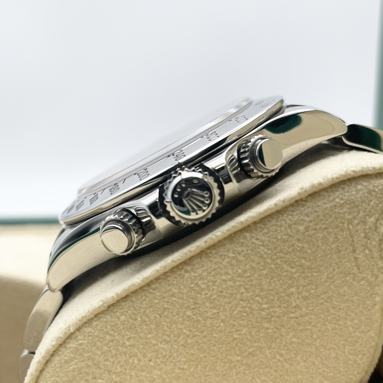 【廃盤モデル】【鏡面バックル】ロレックス デイトナ 116520 ホワイト ステンレススチール 40mm