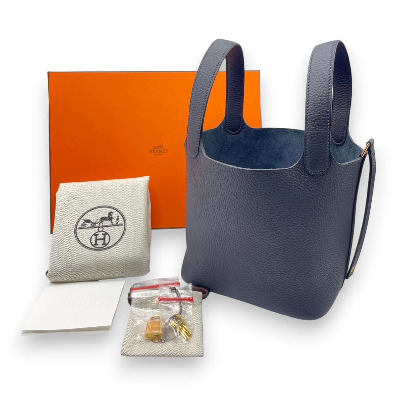 エルメス ピコタンロック PM キャバン トリヨンクレマンス ゴールド