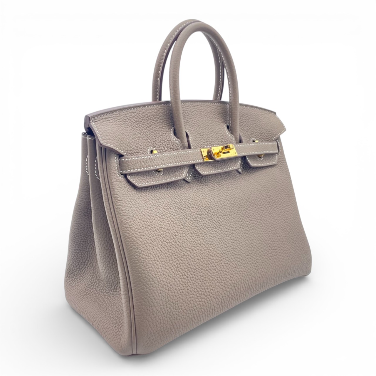 エルメス バーキン 25 エトゥープ トゴ ゴールド金具 C刻印