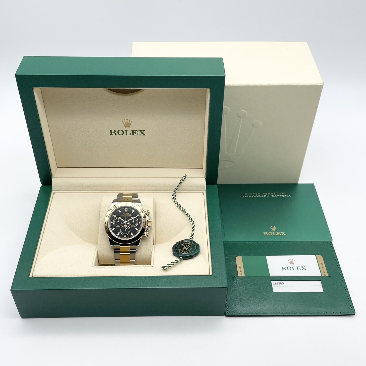 ロレックス デイトナ  116503 ブラック ステンレススチール×イエゴーロールド 40mm