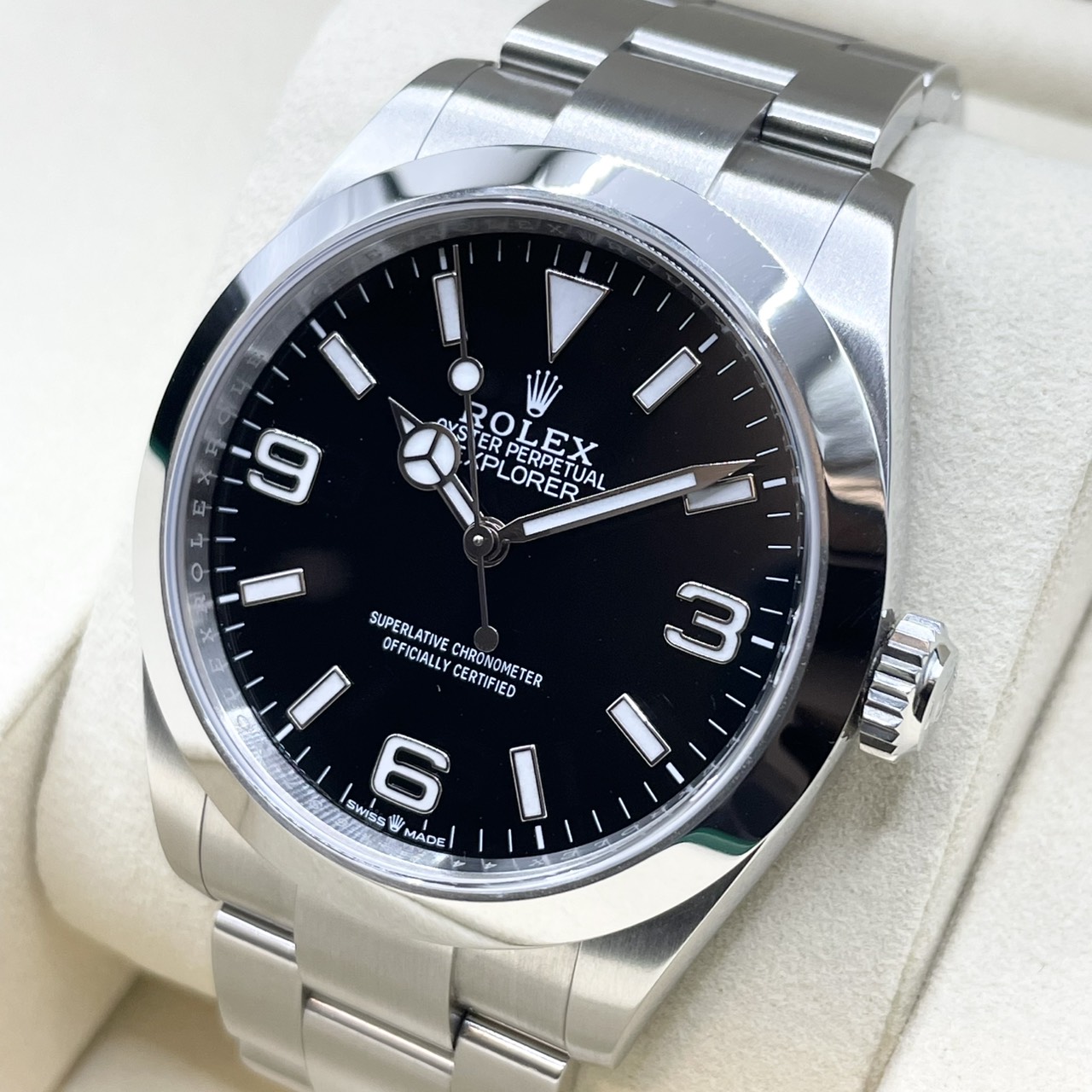 ロレックス エクスプローラー 224270 ブラック ステンレススチール 40mm