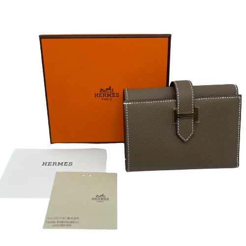 エルメス べアンコンビネ W11 エプソン エトゥープ ゴールド金具 B刻印