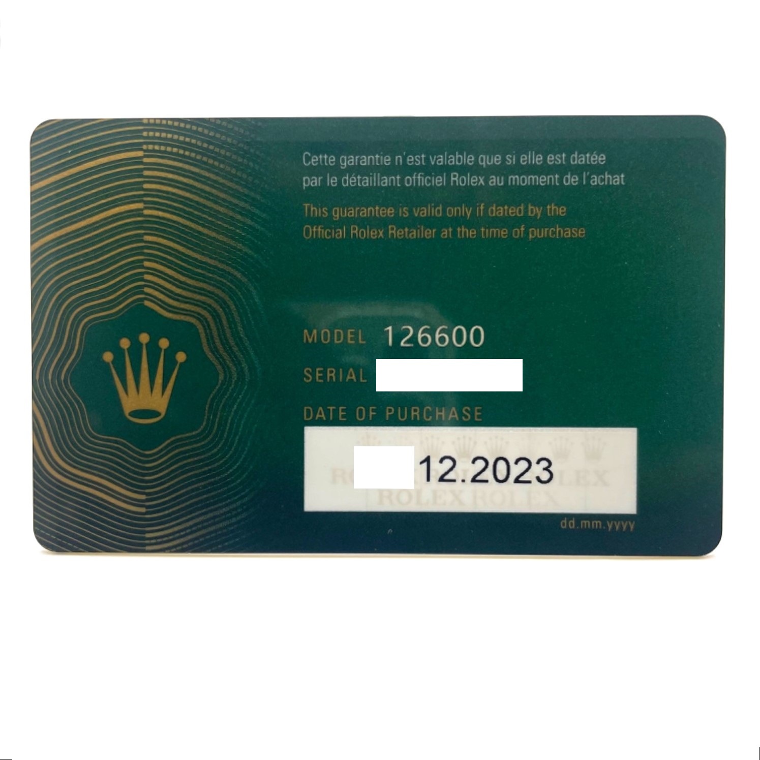 ロレックス シードゥエラー 126600 オイスターブレスレット ブラック 43mm