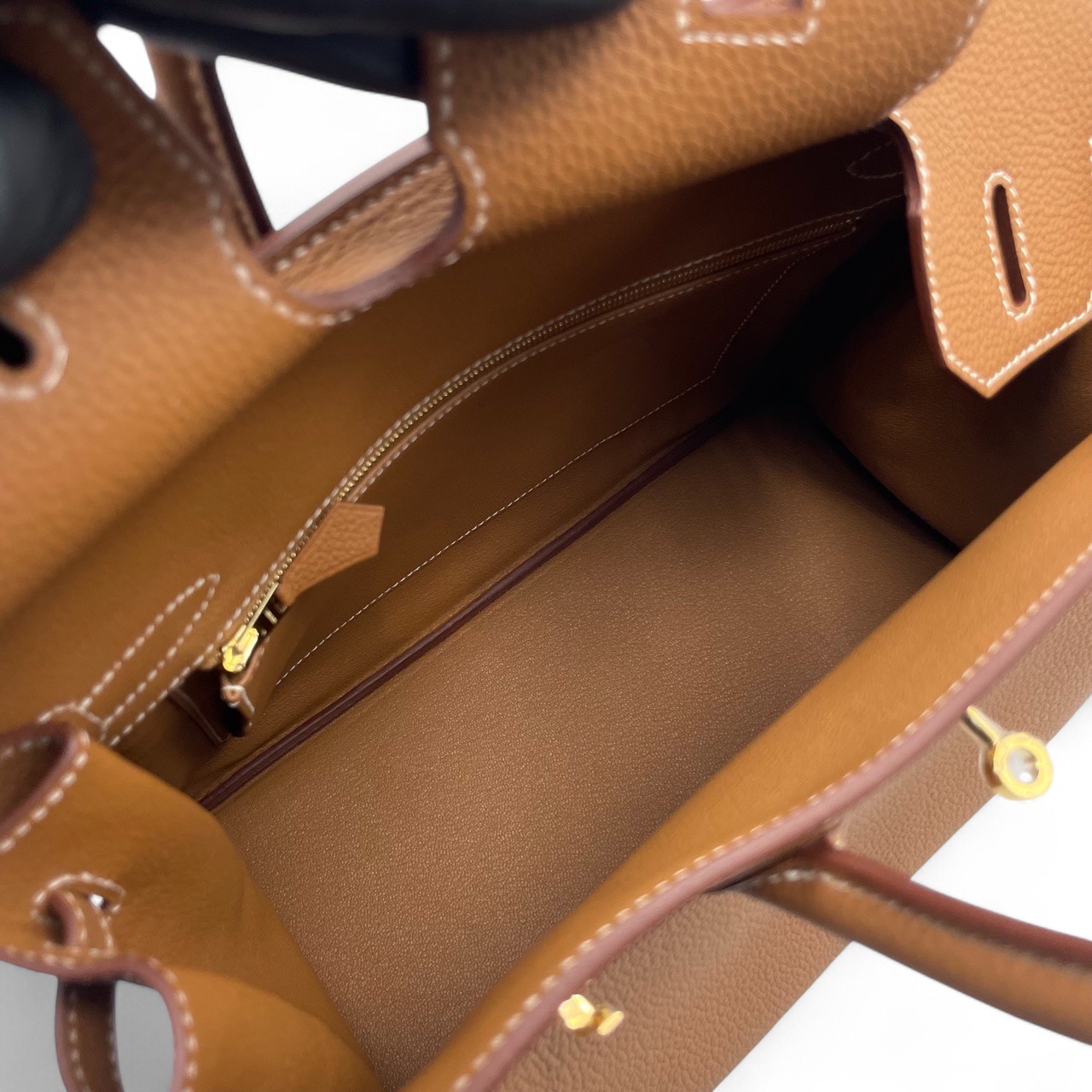 バーキン 30 ゴールド ゴールド HERMES エルメス ハンドバッグ バーキン30 ブロンズドレ トゴ