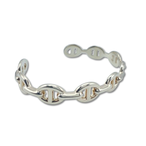 エルメス シェーヌ・ダンクル アンシェネ ブレスレット LG シルバー925