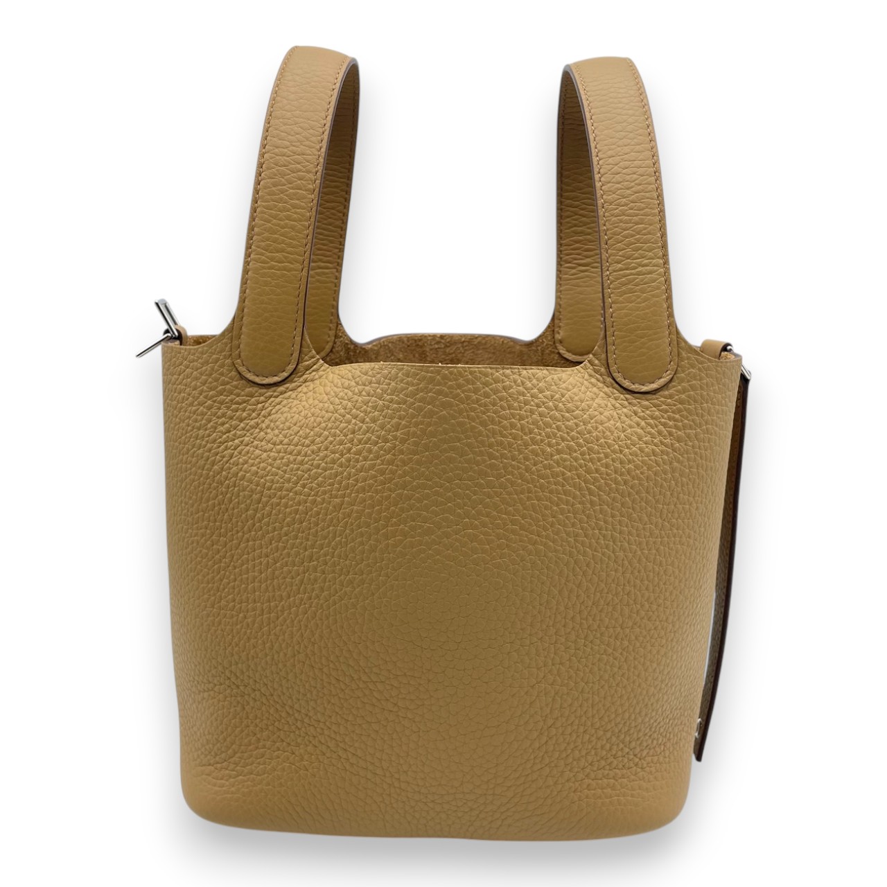 エルメス ピコタンロック PM ビスキュイ トリヨンクレマンス シルバー金具 K刻印