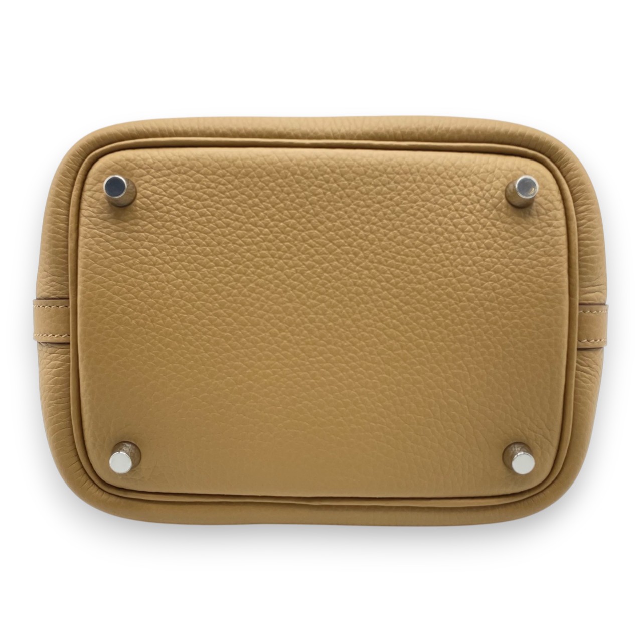 エルメス ピコタンロック PM ビスキュイ トリヨンクレマンス シルバー金具 K刻印