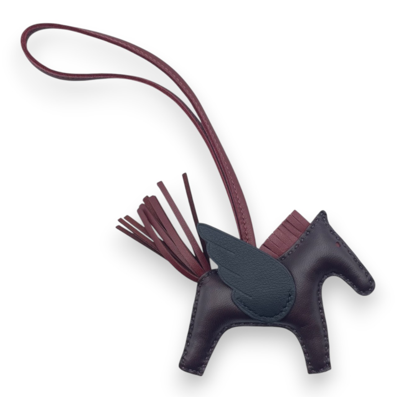 エルメス ペガサスチャーム PM ルージュアッシュ/ルージュセリエ エルメス ペガサスチャーム PM ルージュアッシュ/ルージュセリエ