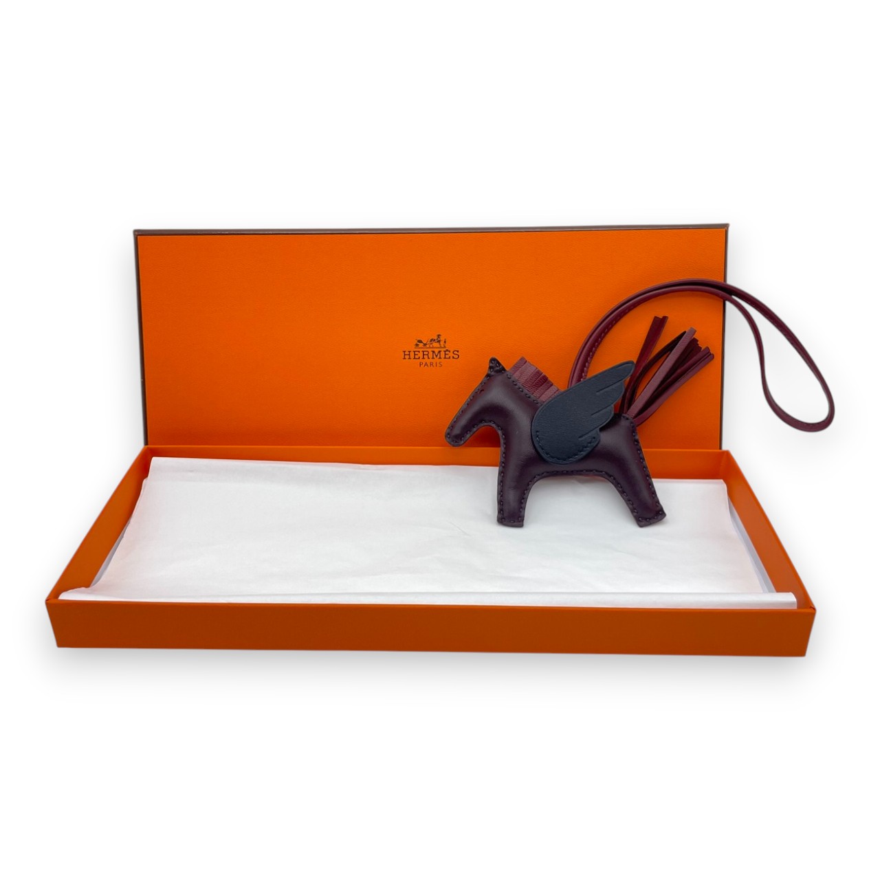 エルメス　ペガサスチャーム　PM エルメス ペガサスチャーム PM ルージュアッシュ/ルージュセリエ